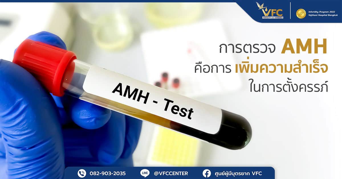 การเก็บตัวอย่างเลือดเพื่อตรวจฮอร์โมน AMH หากไข่คุณภาพต่ำ ก็จะส่งผลให้ค่า AMH ต่ำไปด้วย