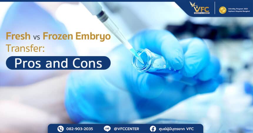 Embryo transfer process conducted in a laboratory