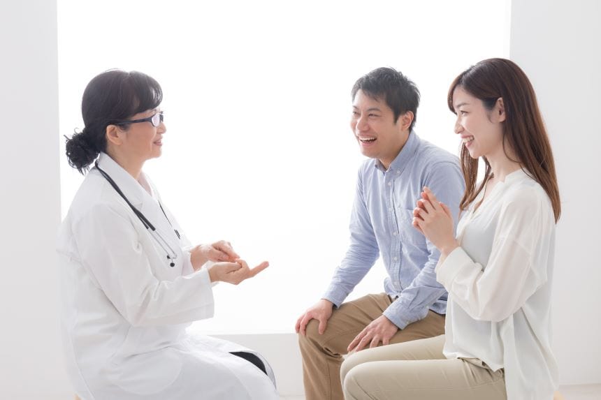Couples consulting a doctor about how can high prolactin affects pregnancy, along with self-care recommendations