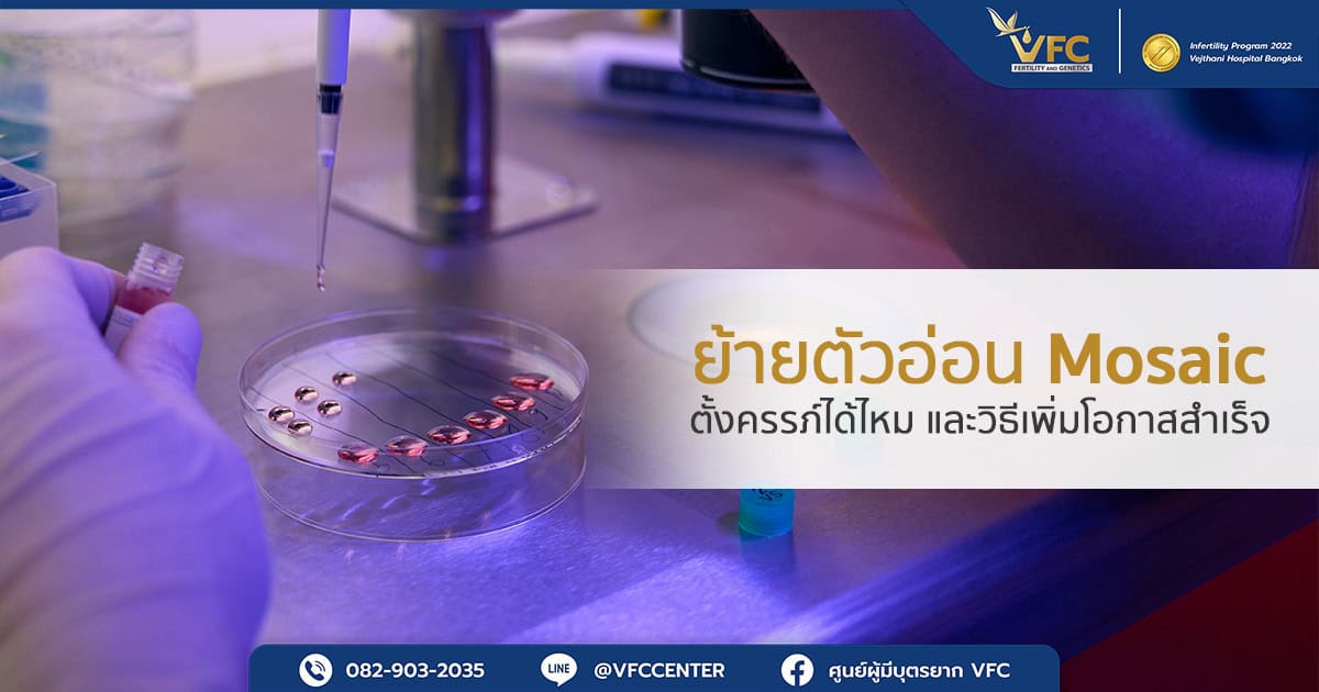 นักวิทยาศาสตร์เพาะเลี้ยงตัวอ่อนกำลังทำการตรวจคัดกรองตัวอ่อน